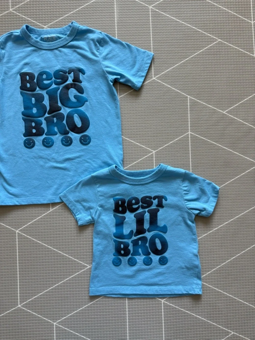 Children’s place|TWO matching kids tees in Light Blue 